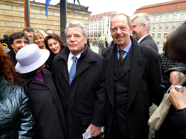 Manfred Linss mit Joachim Gauck